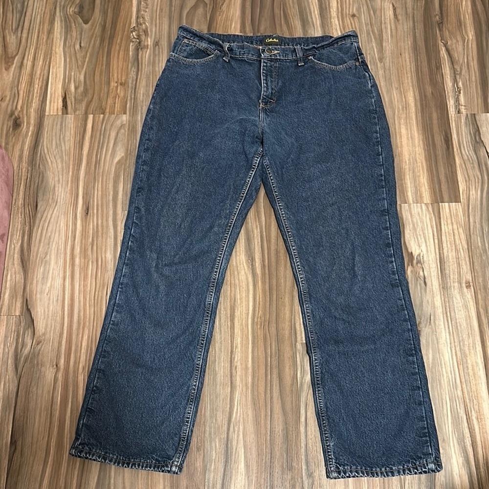 Cabela’s women’s flannel lined jeans size 14 regular